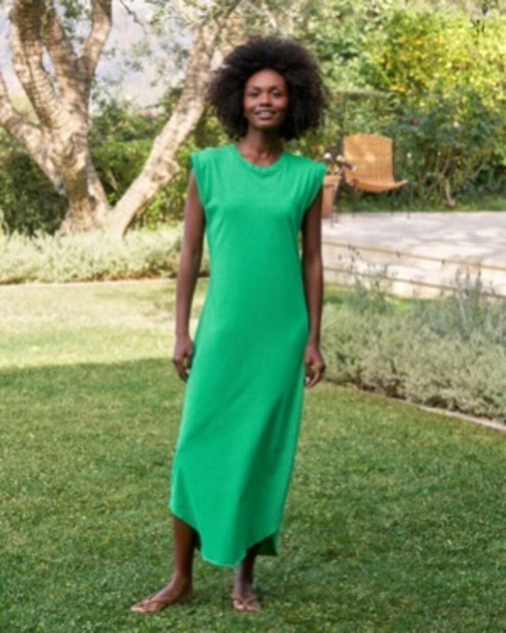 Frank & Eileen Kelly Green Cory Muscle Tee Dress Size XL Minimalist Laid Back